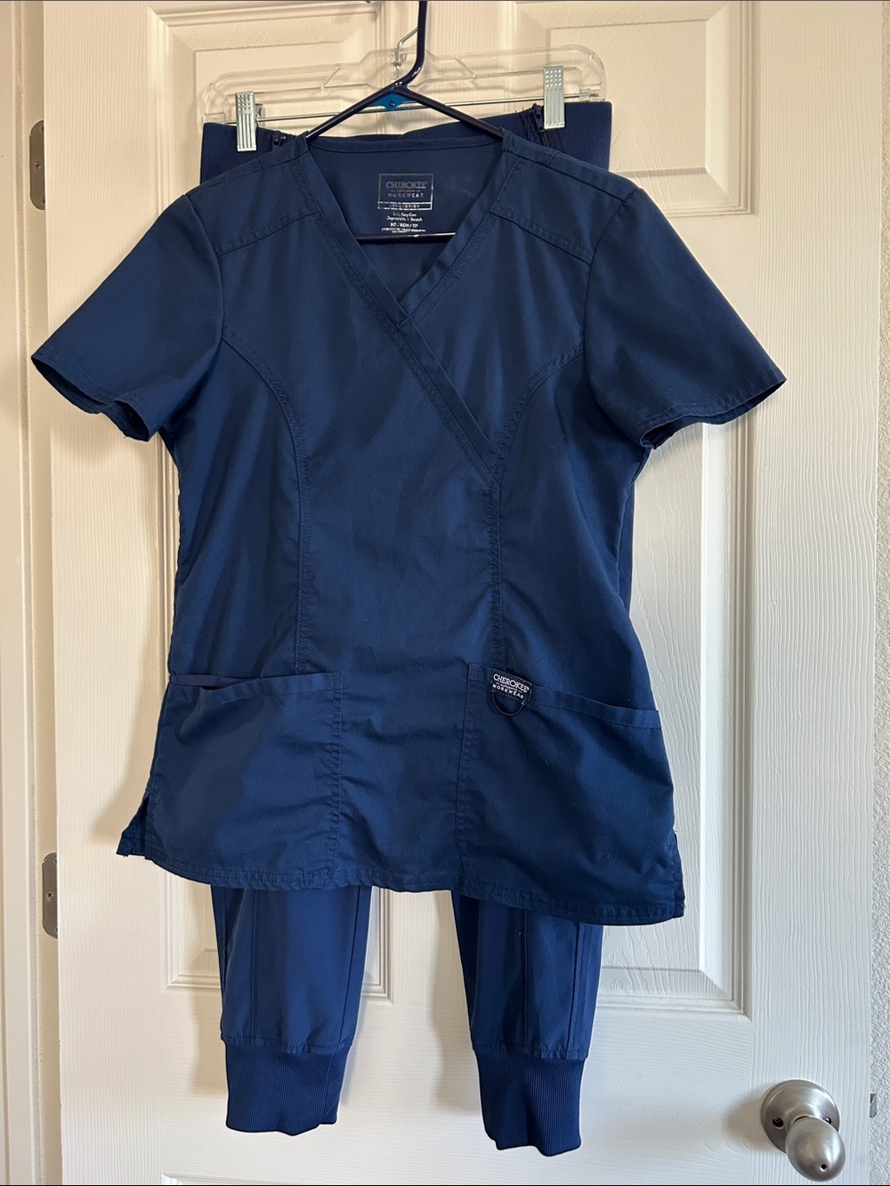 Navy scrub set